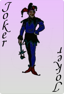 The Black Joker Card