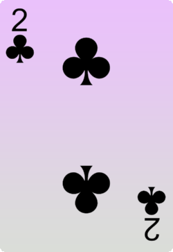 The Two of Clubs Card