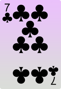The Seven of Clubs Card