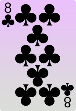 The Eight of Clubs Card
