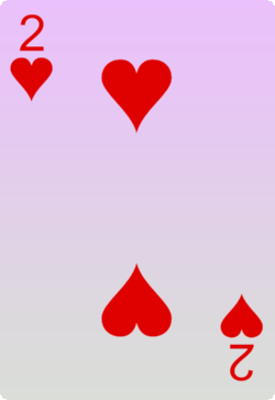 The Two of Hearts Card