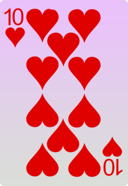 The Ten of Hearts Card