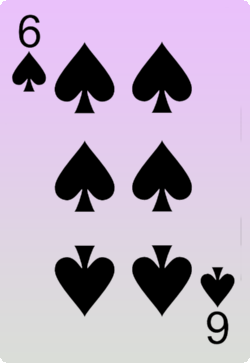 The Six of Spades Card